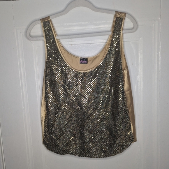 Fredericks of Hollywood Sequin Tank Woman's  M - Picture 1 of 3